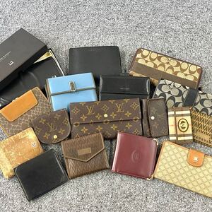 【豪華17点セット】1円〜ブランド財布・キーケースLOUIS VUITTONルイヴイトンCartierBurberryダンヒルセリーヌCOACH コーチ まとめ売り 