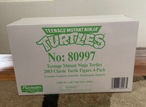 Teenage Mutant Ninja Turtles 2003 Set Raphael Leonardo Donatello Michelangelo 海外 即決