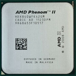 AMD Phenom II X4 840 3.2GHz 4x 512KB 2GHz 2GHz 95W AM3 HDX840WFK42GM