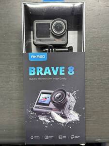 ●●新品未使用●●AKASO　アクションカメラ　BRAVE8＋ 14 in 1 スポーツ カメラ アクセサリー バンドル キット　GoPro　