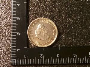 銀貨 南アフリカ 5セント 1961 