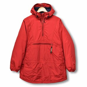 【USA製】ビンテージ【L.L.Bean】 赤【シンサレート入り】アノラックパーカー【プルオーバージャケット】【レディースＭ】CB1408-12-05