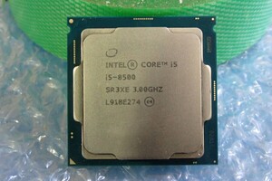 Intel Core i5-8500 3.00GHz SR3XE LGA1151 CPUのみ 動作確認済み#C02248