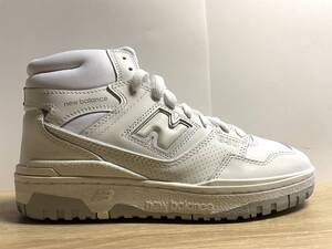 未使用 24.5cm D ニューバランス BB650RWW ホワイト(白) new balance