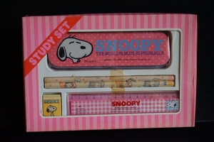 レトロ スヌーピー スタディセット 倉庫品 文具 SNOOPY 雑貨 昭和