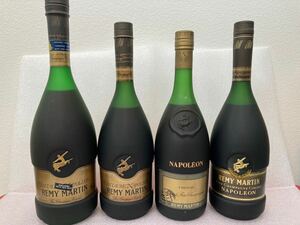 1円〜 未開封 4本 REMY MARTIN レミーマルタン NAPOLEON ナポレオン CENTAURENAPOLEON セントーナポレオン 1l 0.7l コニャック ブランデー