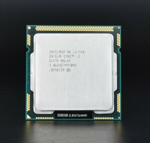 当日発送 Intel Core i3-540 CPU 3.06GHz LGA1156 中古品 S