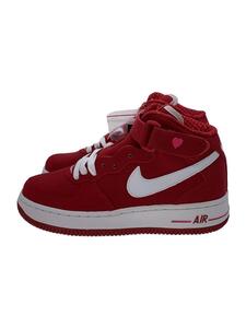 NIKE◆WMNS AIR FORCE 1 MID/ウィメンズエアフォースミッド/レッド/308915-611/23.5cm