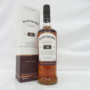 【未開栓】BOWMORE ボウモア 18年 シングルモルト ウイスキー 700ml 43% 箱付 11601990 0614