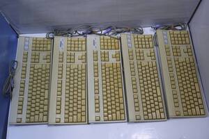 G2310 Y (5台セット) FKB8720シリーズ FKB8724 HITACHI・富士通 PS2キーボードN860-8724-T501/03 x3 & PC-KB5310 N860-8724-T616/02 x2