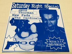 Saturday night special 001★deus★Thurman★new fads★the cardinals★LEAD001★7インチ★限定★UKインディー★ブリットポップ