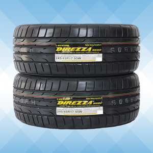 245/45R17 95W DUNLOP ダンロップ ディレッツァ DIREZZA DZ102 23年製 送料無料 2本セット税込 \26,600より 2