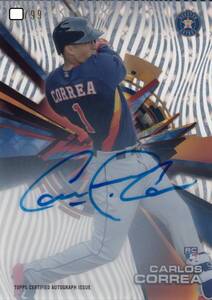 【CARLOS CORREA】直筆サインカード 99枚限定 2015 TOPPS AUTO HIGH TEK AUTOGRAPH