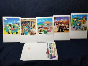 忍たま乱太郎　絵入りはがき　沖縄限定発売　50円葉書5種　封筒あり