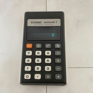 CASIO 電卓 計算機 electronic calculator casio personal-Ⅰ