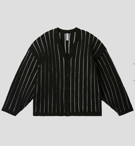 美品　送料込　CFCL シーエフシーエル　LOUVER METAL CARDIGAN カーディガン　ブラック×シルバー　長袖 リサイクルポリエステル