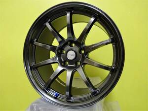 H2526 新品 2本 クロススピード CR10 18 x 9.5J +22 5H 114.3 ブラック 黒 軽量 GTR GT-R R32 R33 R34 カスタム S15 JZX100 FD3S ドリフト