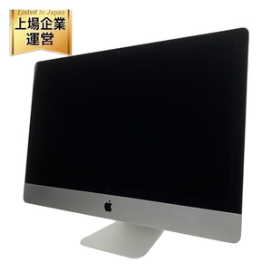 Apple iMac Retina 5K 27インチ 2017 一体型パソコン i7-7700K 40GB SSD 28GB HDD 1TB Ventura ジャンク M9449910