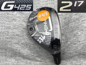 CT247 ツアー支給品 WRX PROTO 2021 PING G425 HYBRID #2 17°(リアル 18.0°) スペックシート付き TOUR ISSUE