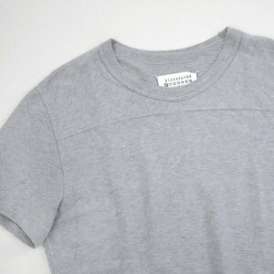 Maison Martin Margiela 10 ◆ エンボスボーダー Tシャツ グレー 半袖 カットソー メゾンマルジェラ 1円～ ◆20/ZZ4