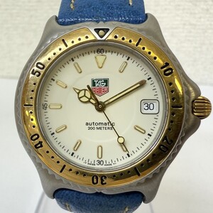 E821-K18-5242◎ TAG HEUER タグホイヤー セル 200m WI2150-K0 デイト メンズ 腕時計 自動巻き 稼働