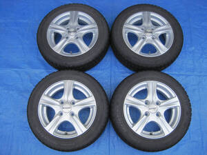 スタッドレス付 LEBEN 13インチ ホイール 155/65R13 4本 13Ｘ4 1/2J PCD 100 +43　＃W080 レベン レーベン 4.5J