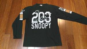 ユニバーサルスタジオジャパン！！　長袖Tシャツ　サイズL　SNOOPY！！　SPRUCE スヌーピー ベートーベン ！！