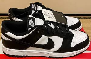 新品未使用 Nike Dunk Low Retro White Black ナイキ ダンク ロー レトロ ホワイト ブラック パンダ 28.0cm US10 DD1391-100