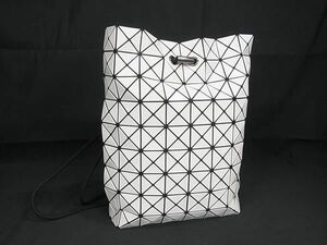 ■新品同様■ BAO BAO ISSEY MIYAKE バオバオイッセイミヤケ WRING PVC 巾着型 リュックサック バックパック ホワイト系 FC0227