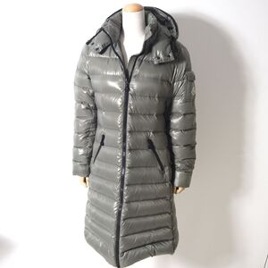 4-SL002 モンクレール MONCLER 国内正規品 MOKA ダウンコート グレー 1 レディース