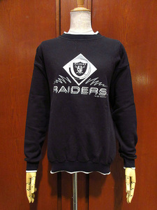 ビンテージ90’s●NFL RAIDERSボーイズ裏起毛スウェットシャツsize XL●221115s1-k-sws 1990sアメフトラスベガスレイダース