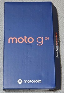 新品未使用　MOTOROLA moto g24 アイスグリーン 8GB/128GB　XT2423-5