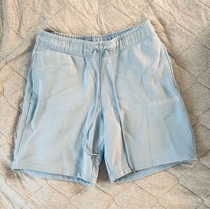 M Jordan Wordmark mens fleece short pants ice blue ジョーダン ワードマーク ショーツ ショートパンツ ハーパン アイスブルー