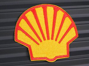 ◆送料\110◆【SHELL・シェル】※《アイロン刺繍ワッペン》　アメリカン雑貨　刺繍ワッペン　アイロンワッペン