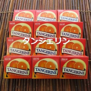 〓　新品　〓　お香　〓　HEM タンジェリン コーンタイプ 12箱セット 〓 Tangerine Cone