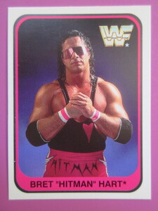 ブレット・ハート　プロレスカードMerlin WWF BRET "HITMAN"HART/WWE/WCW/商品説明欄全部必読！入札条件＆取引条件厳守！