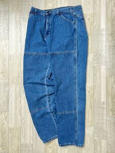 Dickies ディッキーズ Workhorse Double Knee Denim Jeans ワークホース ダブルニー デニムパンツ ダブルフロント メキシコ製 圧着タグ