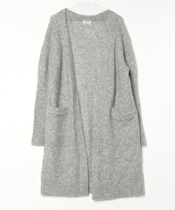 「Acne Studios」 ニットカーディガン X-SMALL グレー レディース