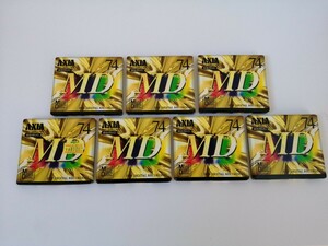 AXIA　アクシア　MD　７４分 【mini disc】7枚セット【未開封新品】