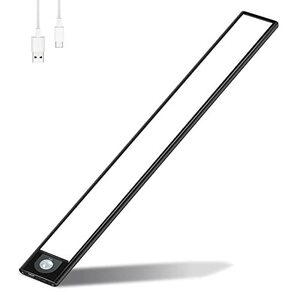 【中古】 LEDセンサーライト USB充電式 2200mAh 大容量電池 超薄型設計 昼光色 4500K 40cm 無段