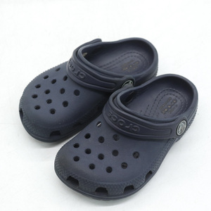 クロックス サンダル スリッポン キッズ シューズ 子供 靴 キッズ 男の子用 C8サイズ ネイビー crocs