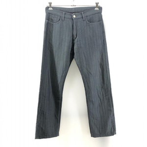 【中古】COMME des GARCONS　HOMME 2004ss ストライプスラックス　M　コムデギャルソン[240024429802]