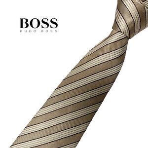 HUGO BOSS ネクタイ レジメンタル柄 ストライプ柄 ヒューゴ ボス USED 中古 m350