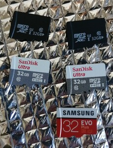 micro SD カード 32GB マイクロSD micro SD card SAMSUNG SANDISK