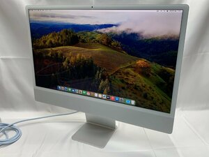 1円スタート！！Apple iMac A2439 (24-inch, M1,2021) シルバー [Dmc]
