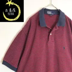 871【polo by RalphLauren】ポロシャツ  刺繍ロゴ 古着