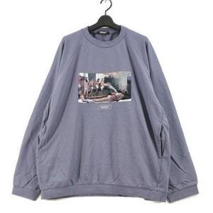 UNDERCOVER アンダーカバー 24SS ミニウラケ Helen ルーズパッチ SWEAT スウェット The Exorcism 4 グレーブルー