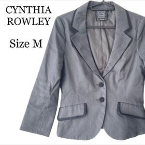 【8170】CYNTHIA ROWLEY　ジャケット　フォーマル　グレー　М