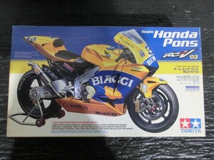 T【Y6-85】【80サイズ】▲内袋未開封/未組立/タミヤ 1/12 チーム ホンダ ポンス RC211V