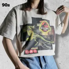 希少 90s ムービーTシャツ ジュラシックパーク ロストワールド 1658